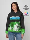 Женское худи / Minecraft EARTH - Котик