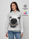 Женское худи / Собака - улыбака