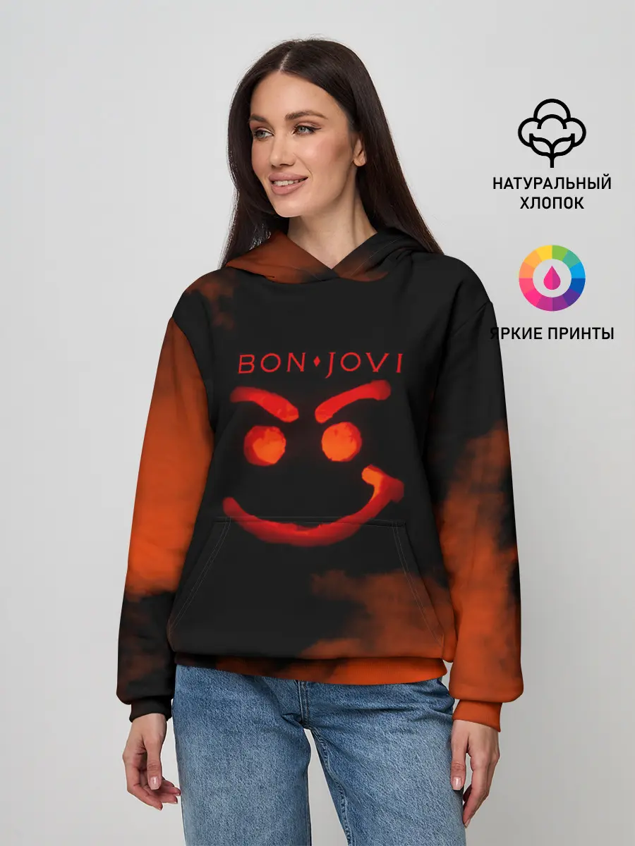 Женское худи / Bon Jovi