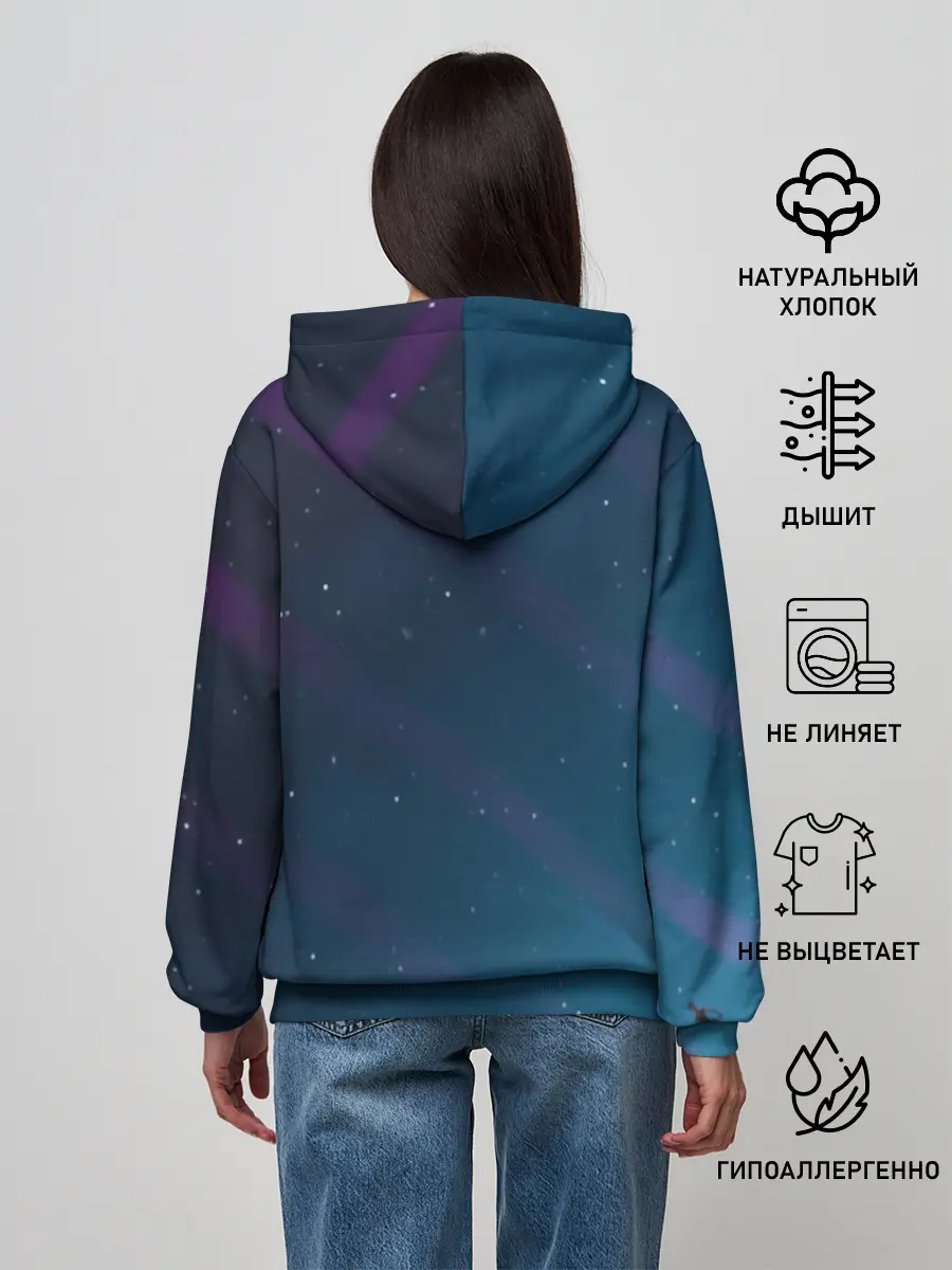 Женское худи / Fortnite x Marshmello