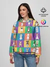 Женское худи / Забавные собаки
