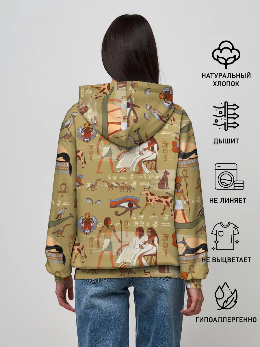 Женское худи / Египетские Боги