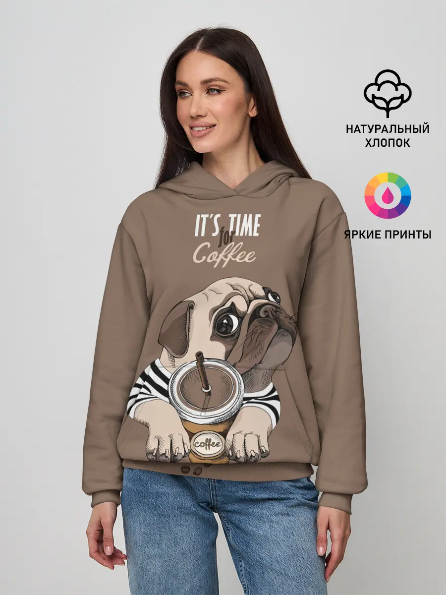 Женское худи / Its time for coffee