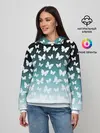 Женское худи / Бабочки