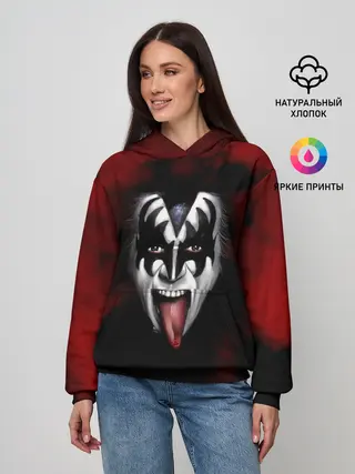 Женское худи / Kiss