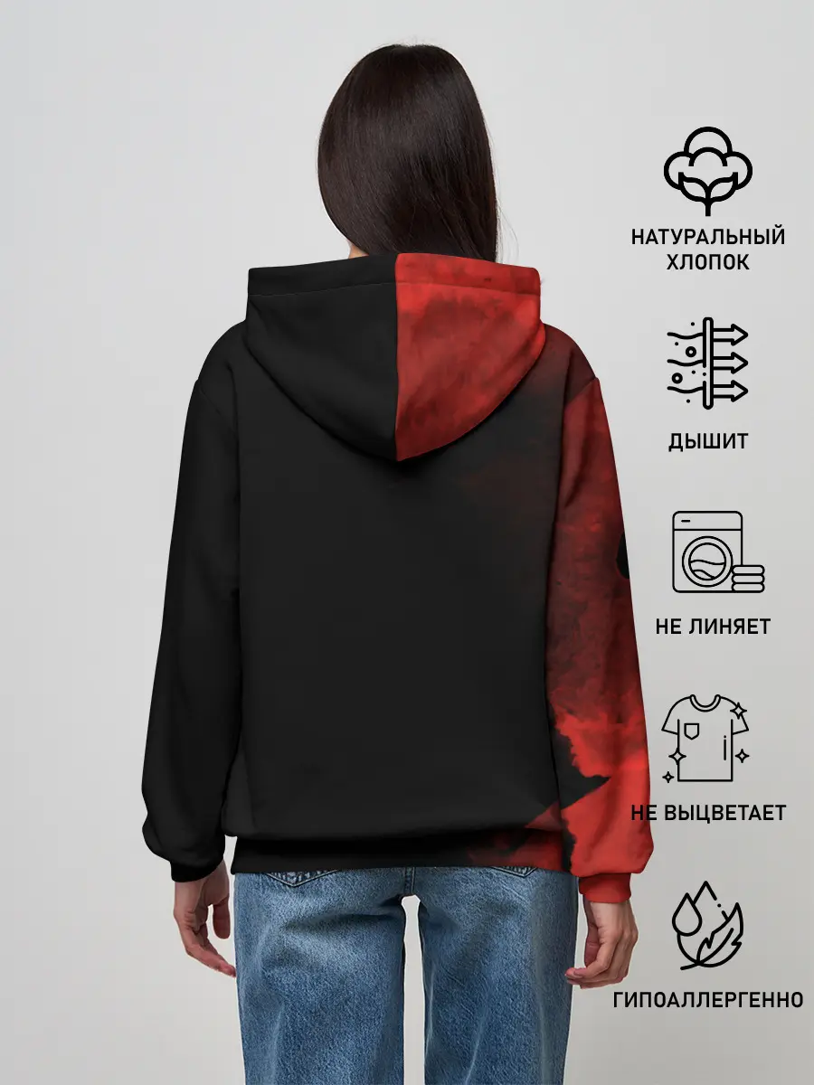 Женское худи / Kiss