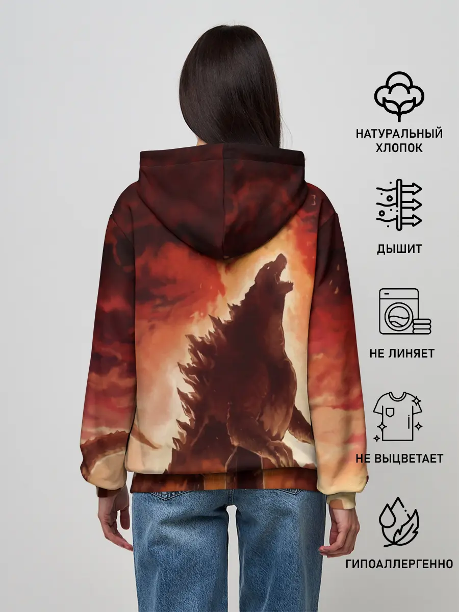 Женское худи / GODZILLA