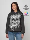 Женское худи / Череп