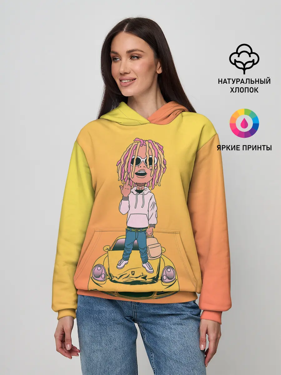 Женское худи / Lil Pump - Flex Like Ouu