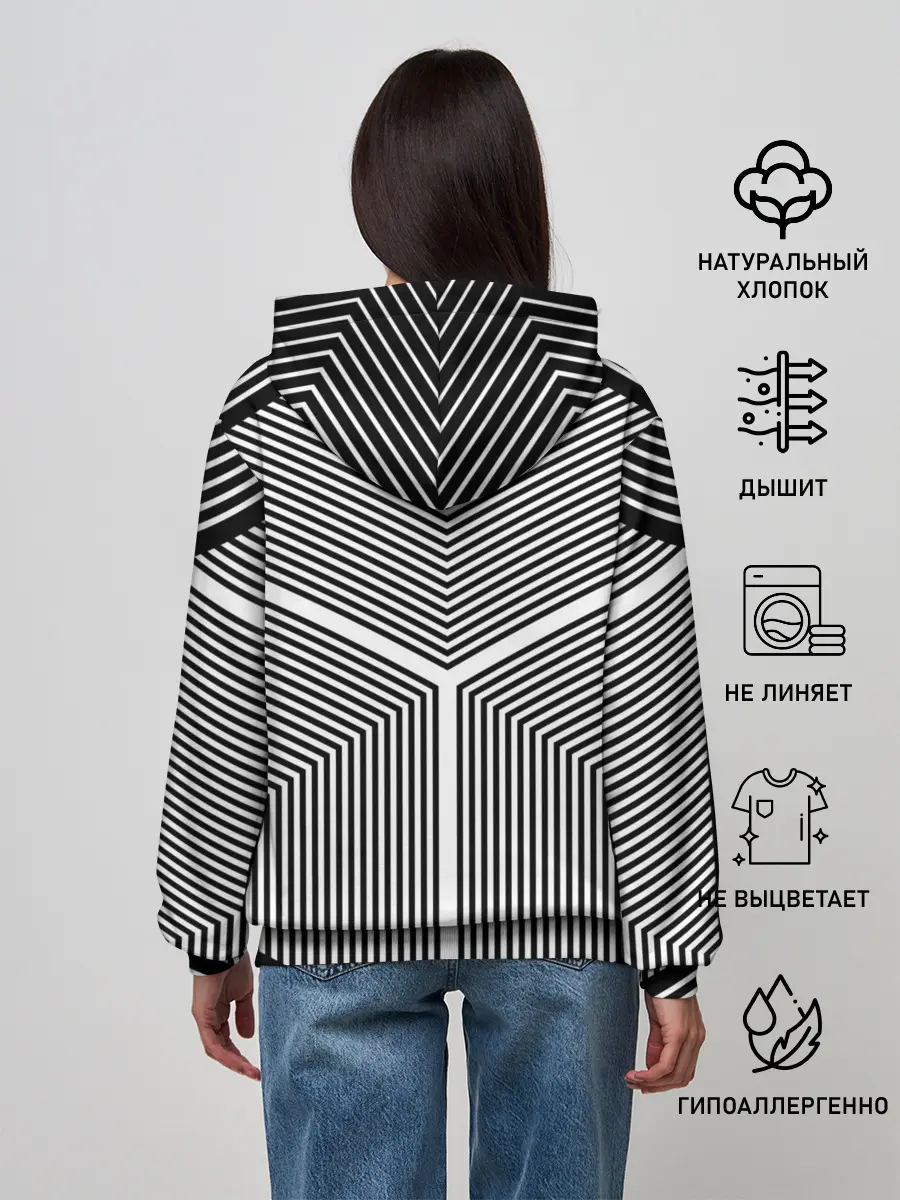 Женское худи / Полосы