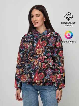 Женское худи / Этнический орнамент