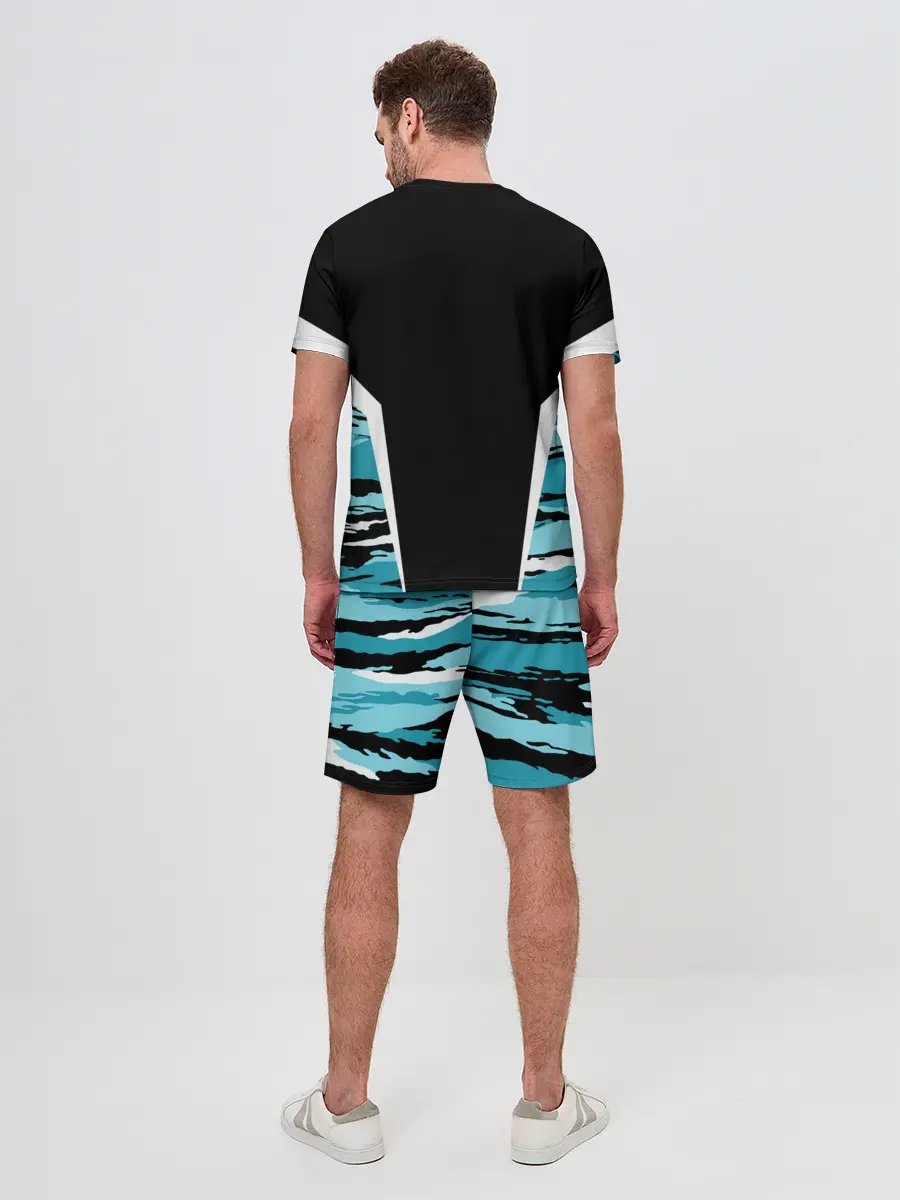 Мужской костюм с шортами / ВВС России Камуфляж