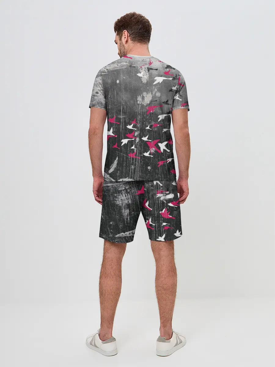 Мужской костюм с шортами / Three Days Grace art