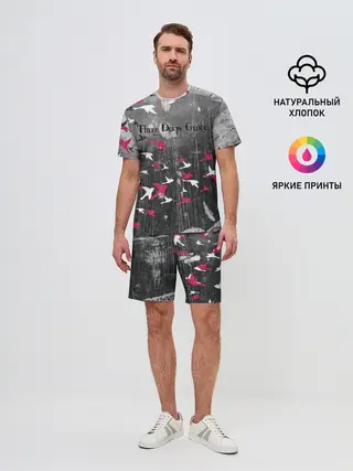 Мужской костюм с шортами / Three Days Grace art