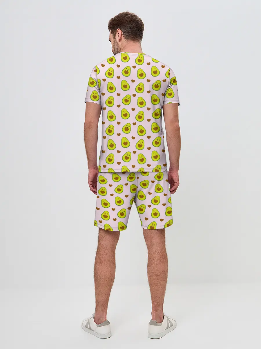 Мужской костюм с шортами / АВОКАДО