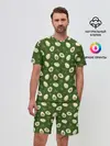 Мужской костюм с шортами / АВОКАДО