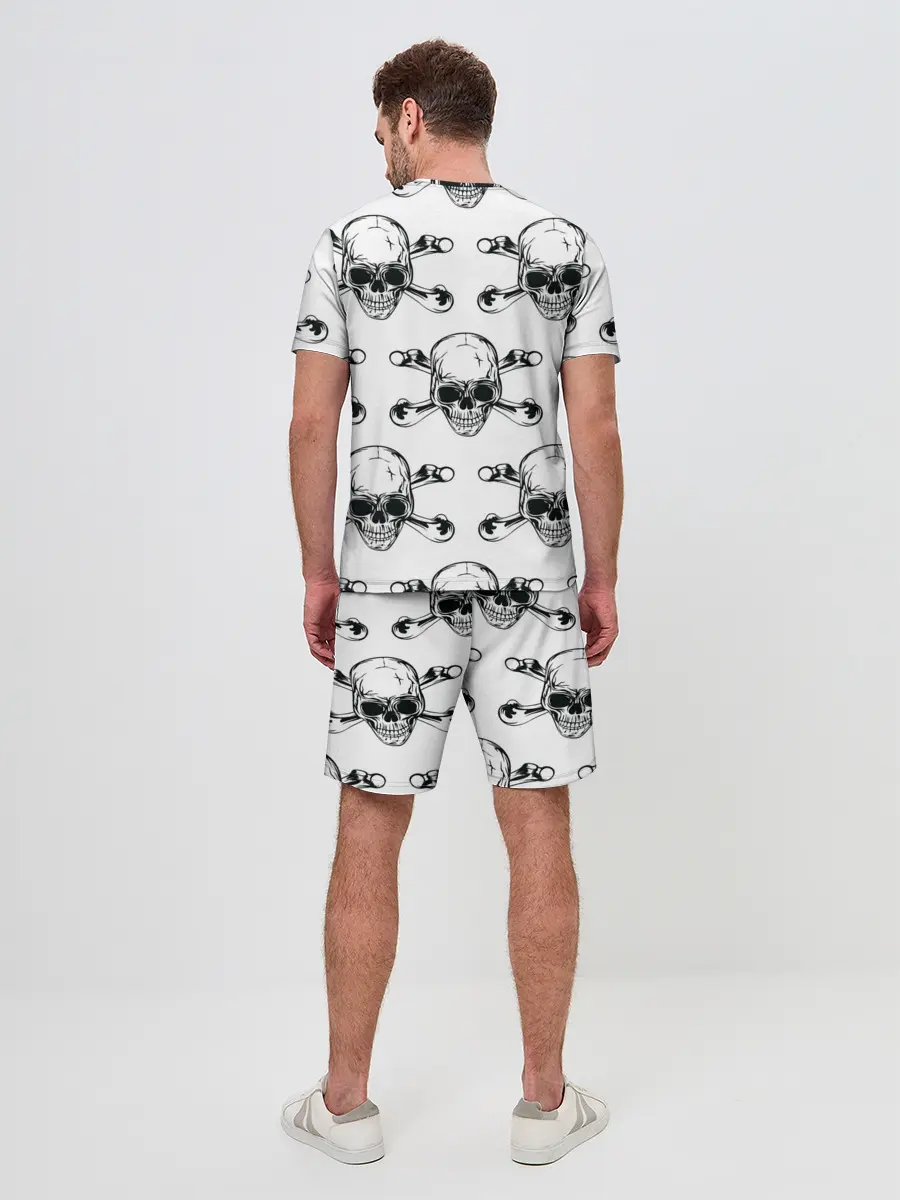 Мужской костюм с шортами / Череп и кости