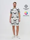 Мужской костюм с шортами / Череп и кости