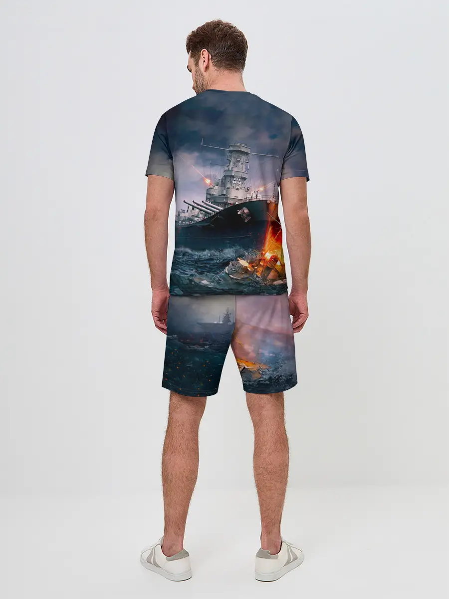 Мужской костюм с шортами / ВМФ