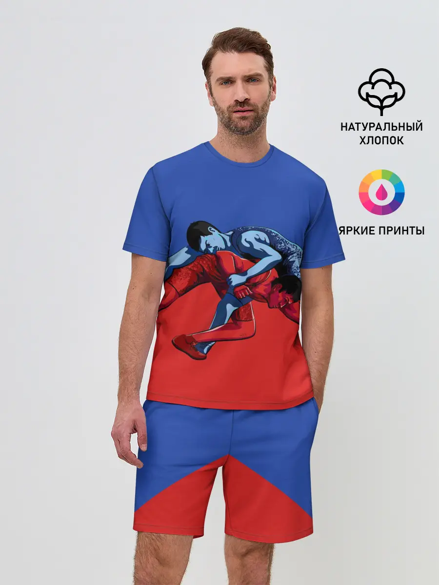 Мужской костюм с шортами / Борьба