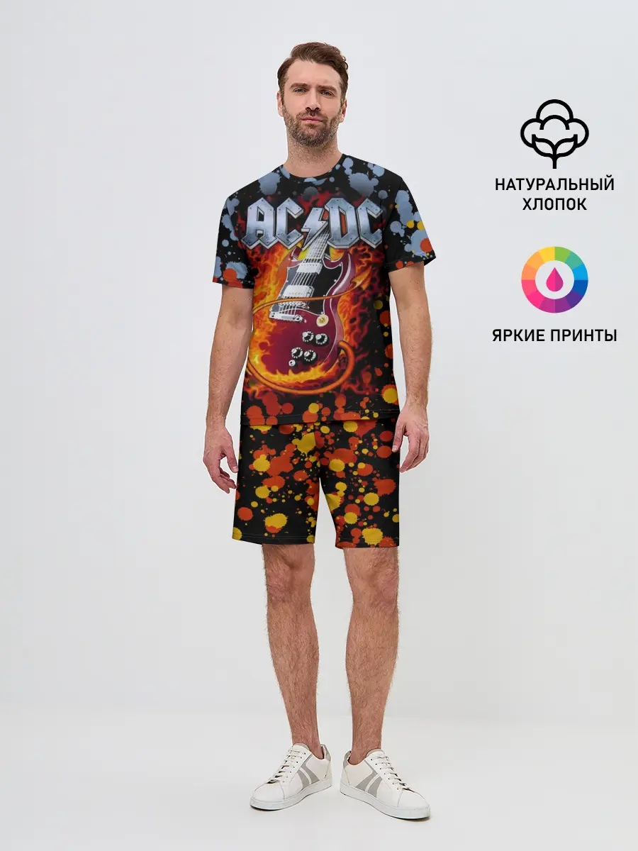Мужской костюм с шортами / AC/DC