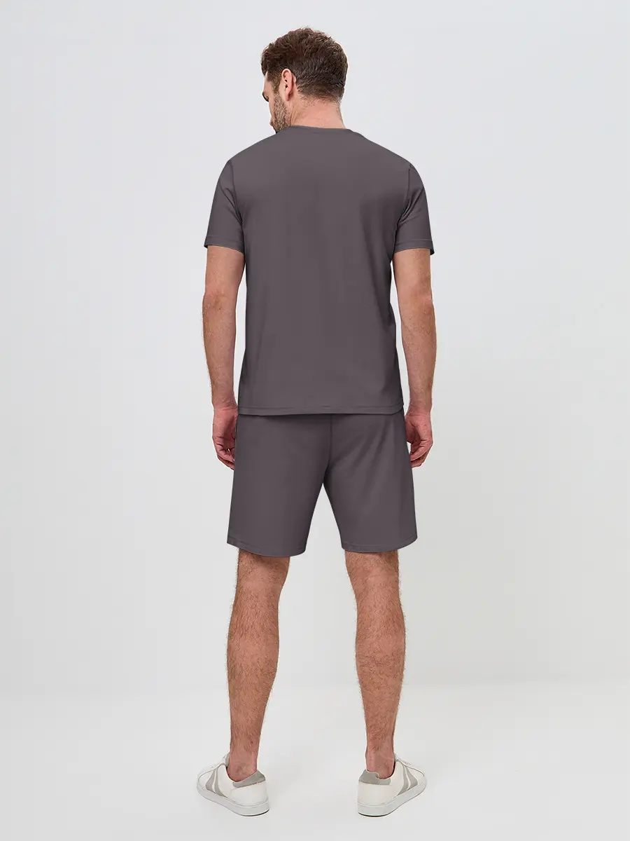 Мужской костюм с шортами / Черный ворон