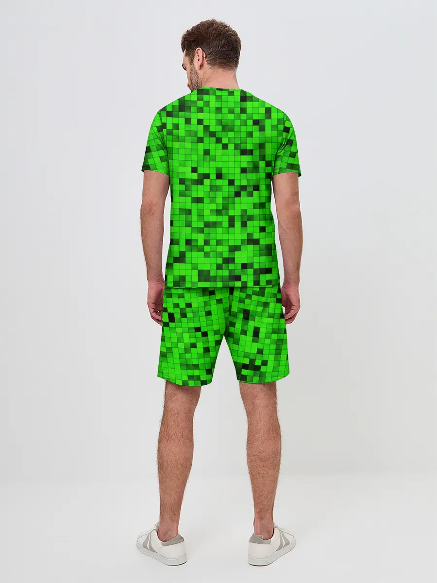 Мужской костюм с шортами / MINECRAFT