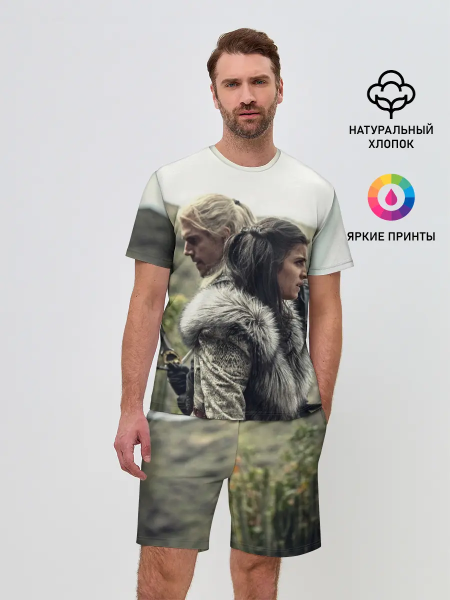 Мужской костюм с шортами / Ведьмак