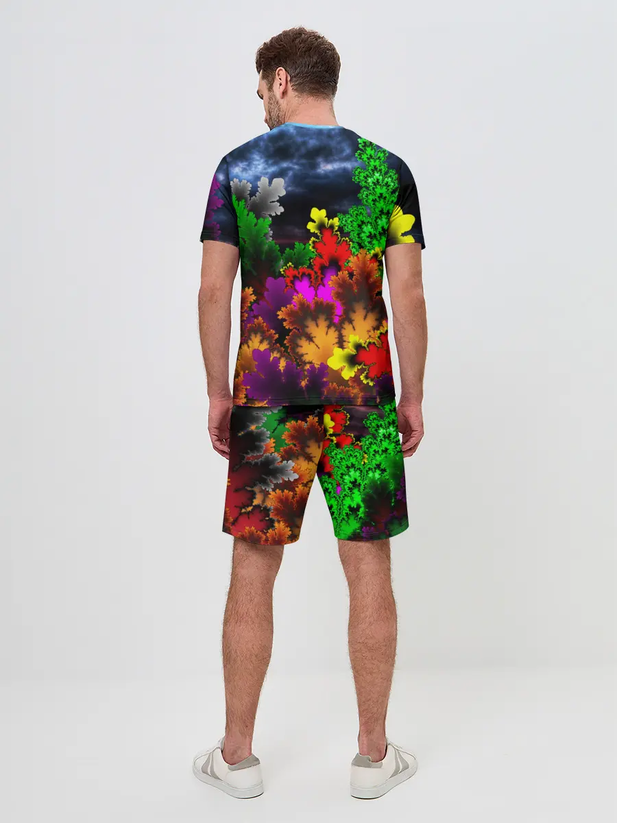 Мужской костюм с шортами / КИСЛОТНАЯ АБСТРАКЦИЯ