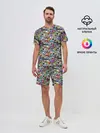 Мужской костюм с шортами / Stickerboom