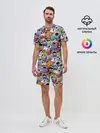 Мужской костюм с шортами / Stickerboom
