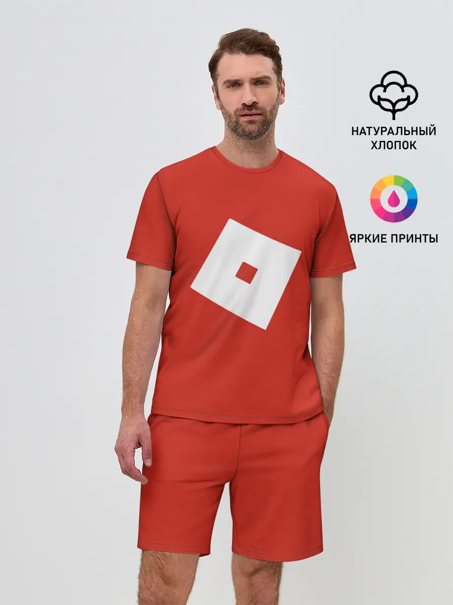 Мужской костюм с шортами / Roblox