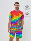 Мужской костюм с шортами / TIE-DYE