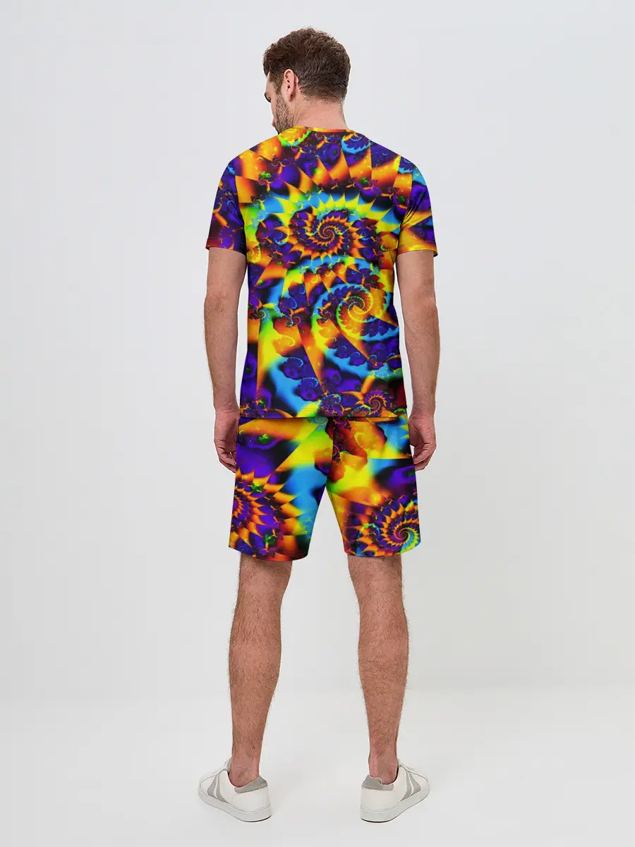 Мужской костюм с шортами / TIE-DYE COLOR