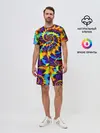 Мужской костюм с шортами / TIE-DYE COLOR