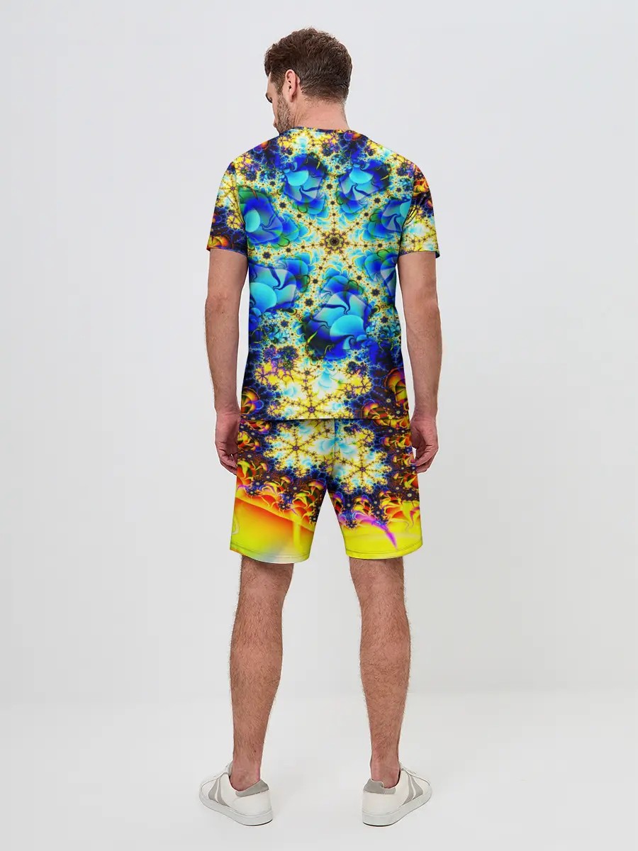 Мужской костюм с шортами / ИЛЛЮЗИЯ ФРАКТАЛОВ