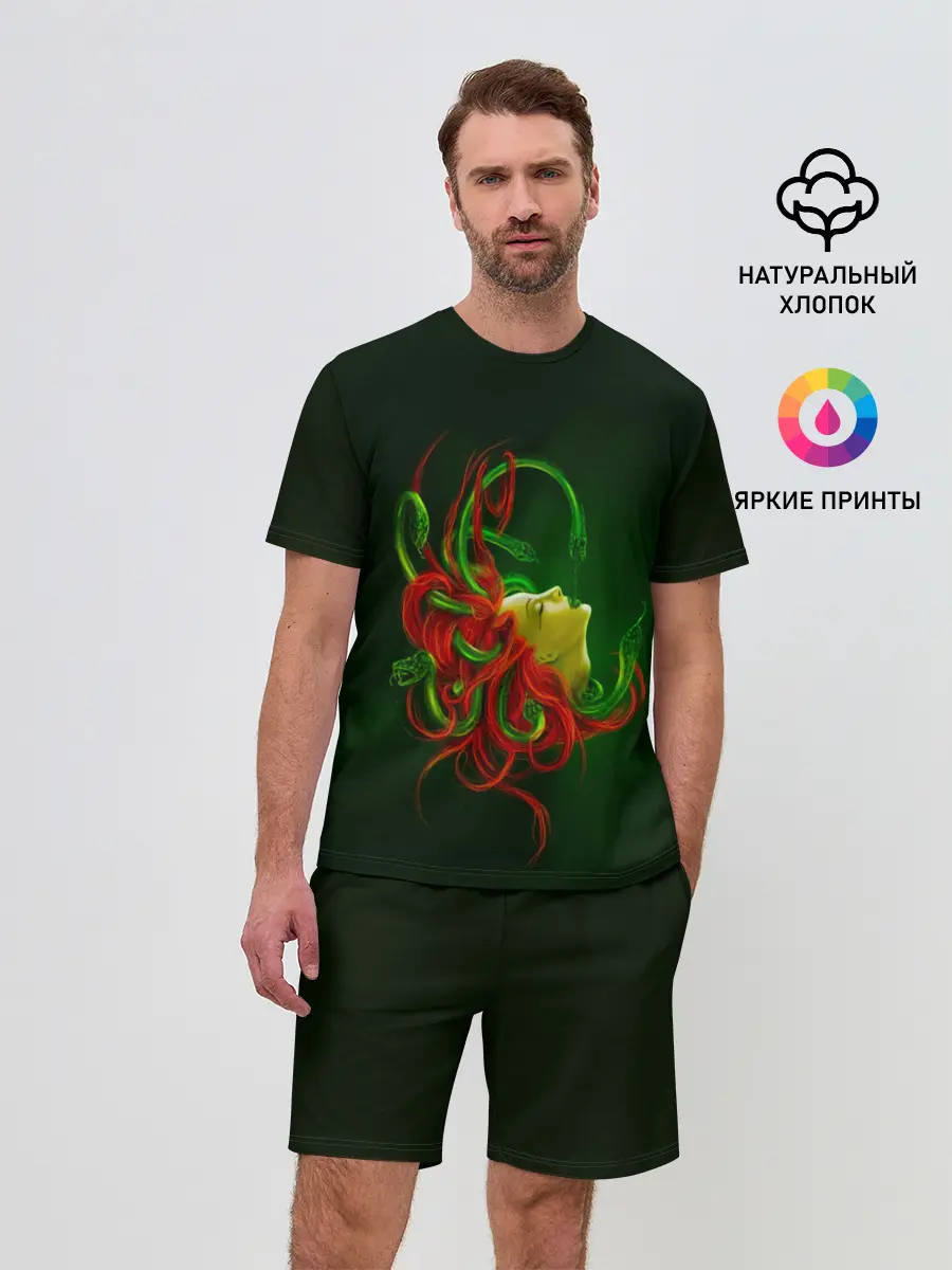 Мужской костюм с шортами / Медуза Горгона