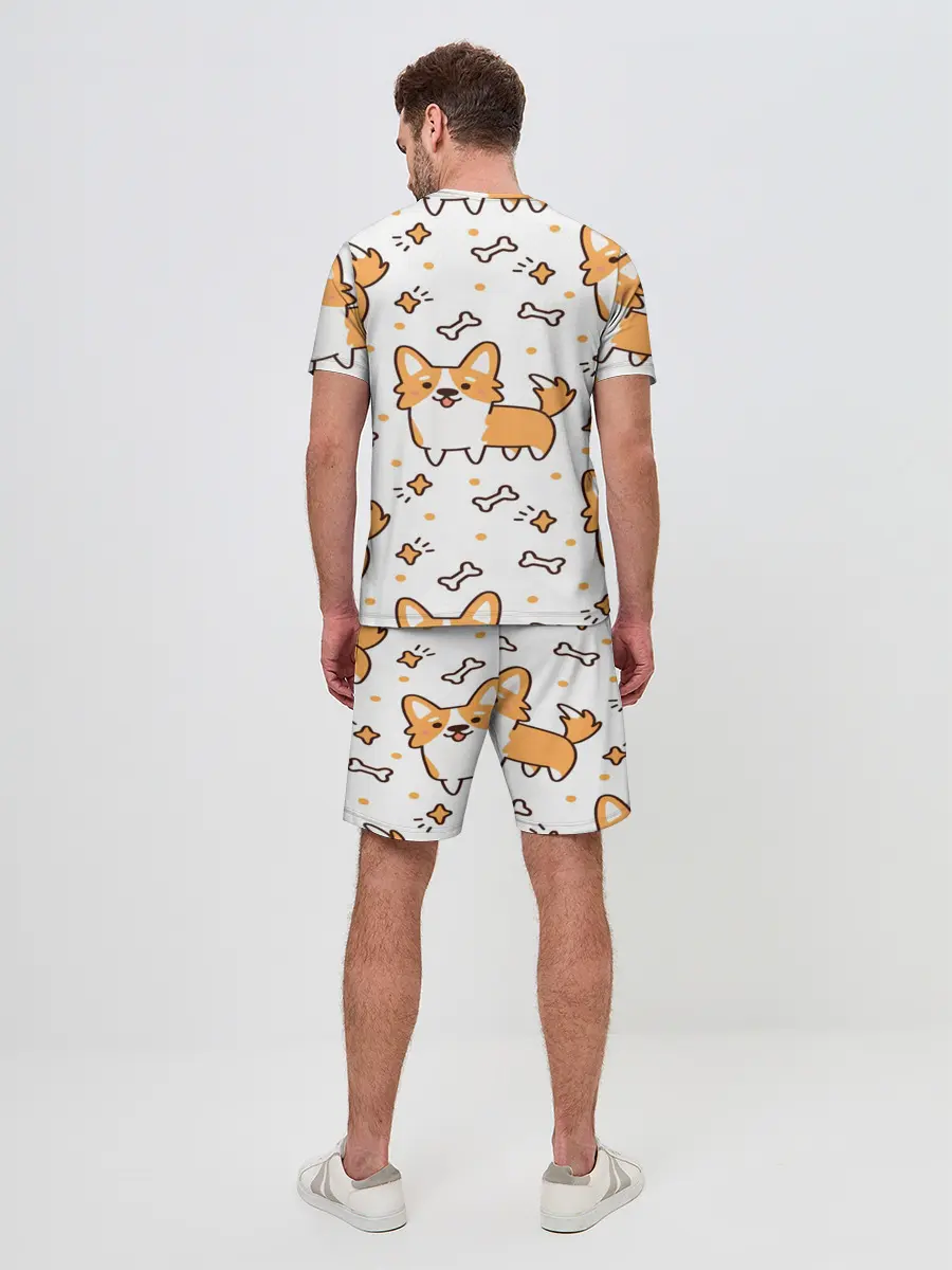 Мужской костюм с шортами / Корги