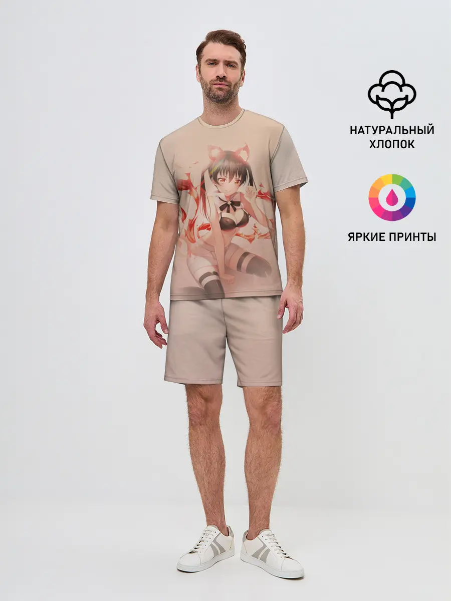 Мужской костюм с шортами / Пламенная бригада пожарных