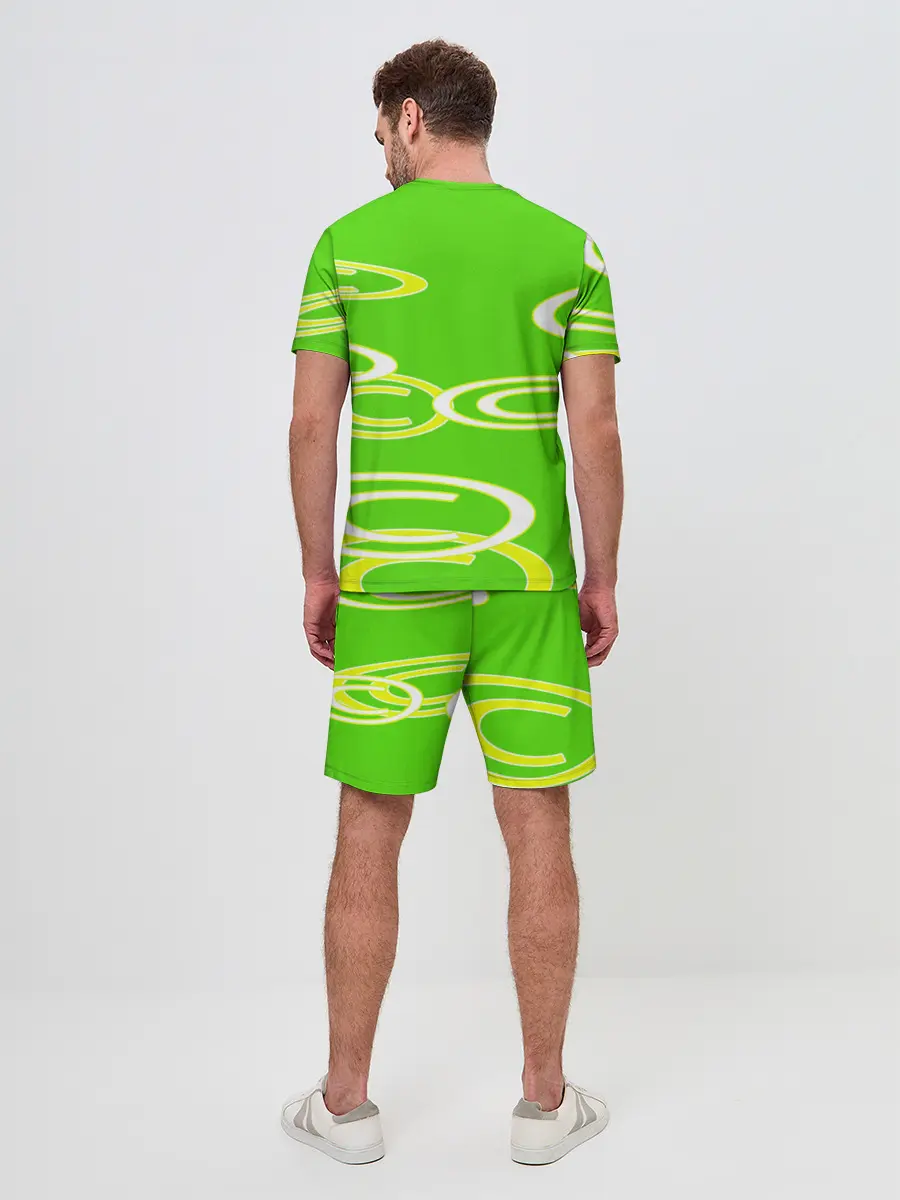 Мужской костюм с шортами / текстура