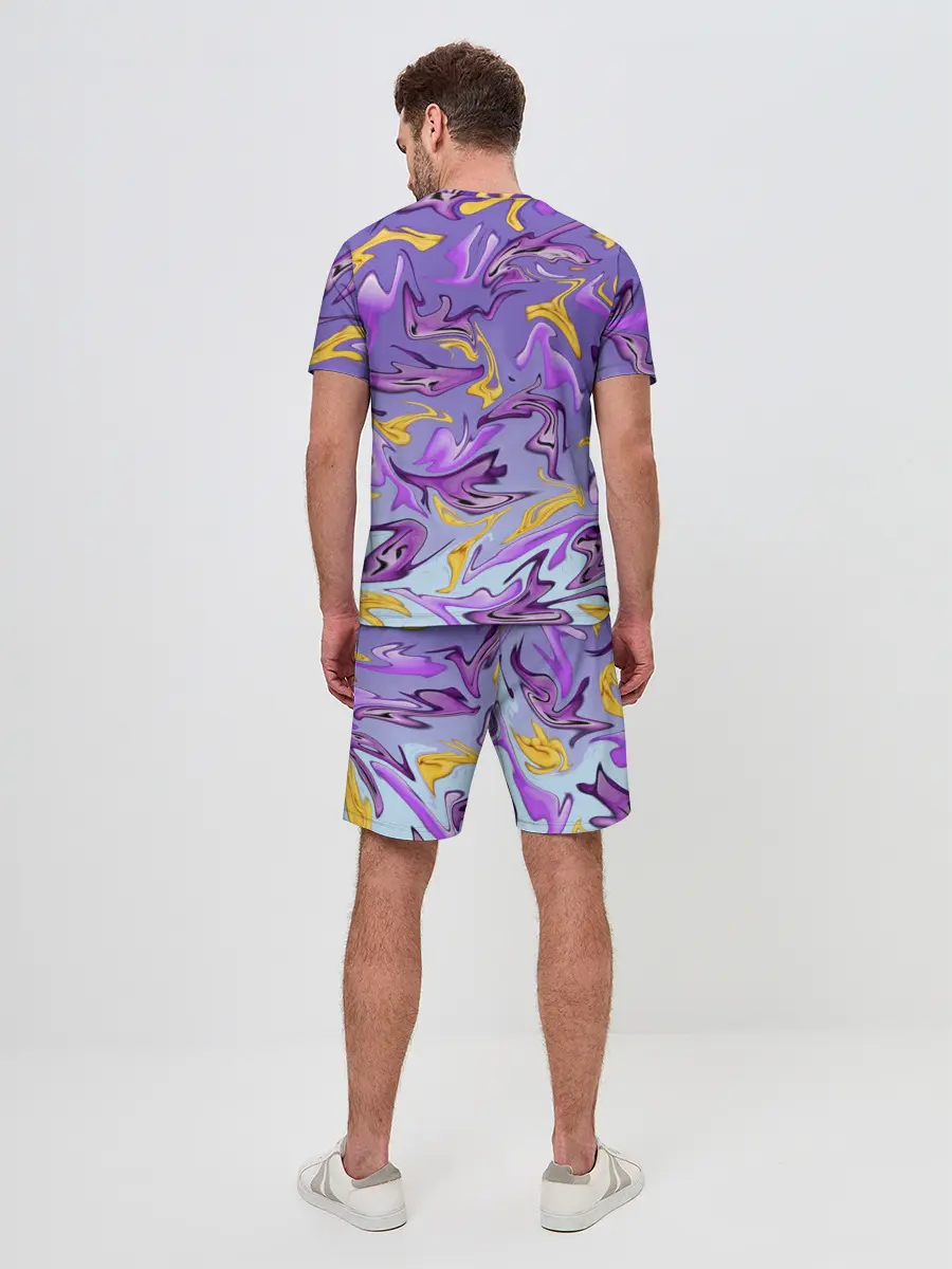 Мужской костюм с шортами / Абстракция