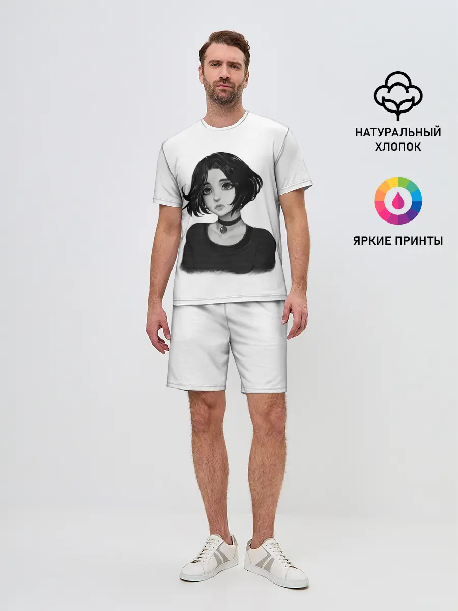 Мужской костюм с шортами / Девушка Думер