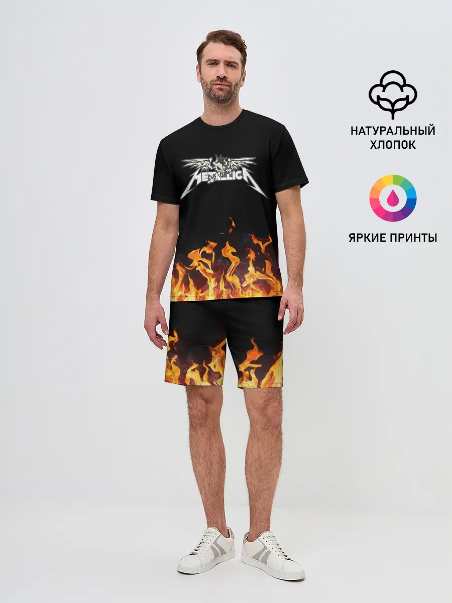 Мужской костюм с шортами / Metallica