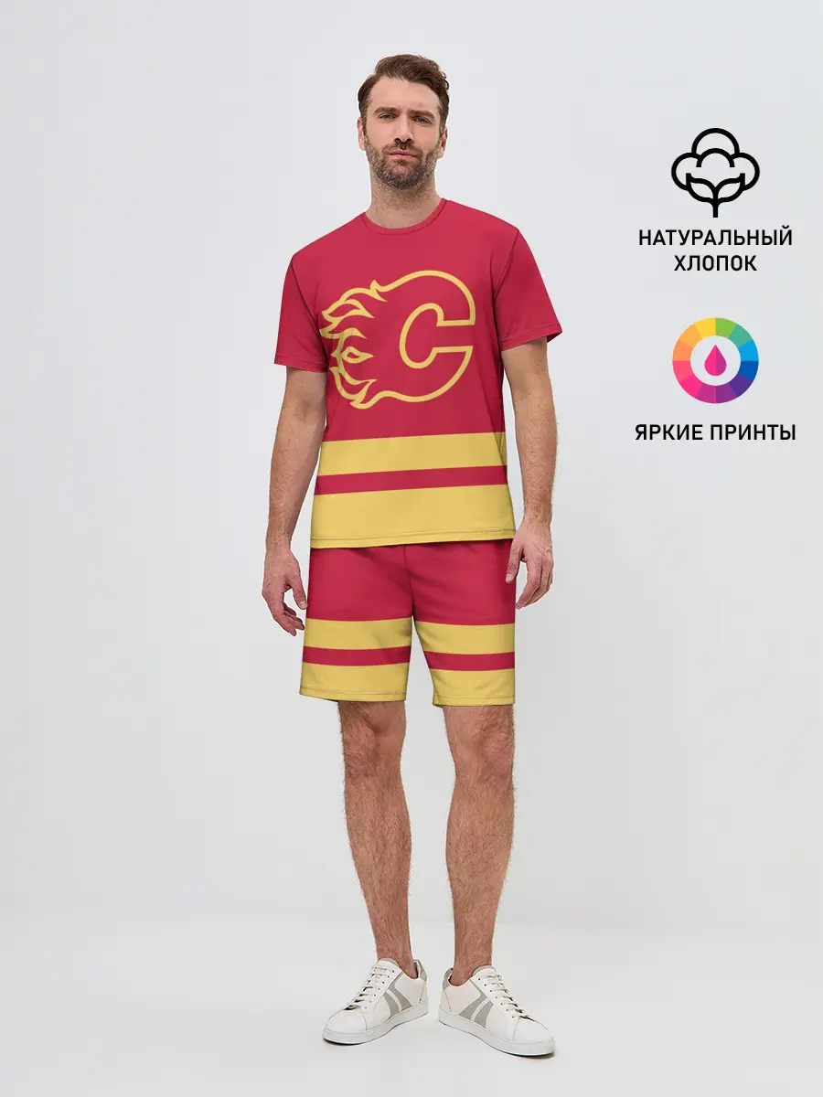 Мужской костюм с шортами / Калгари Флэймз