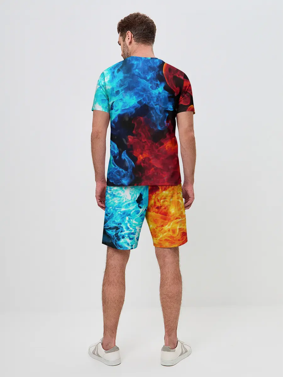 Мужской костюм с шортами / Minecraft / Майнкрафт