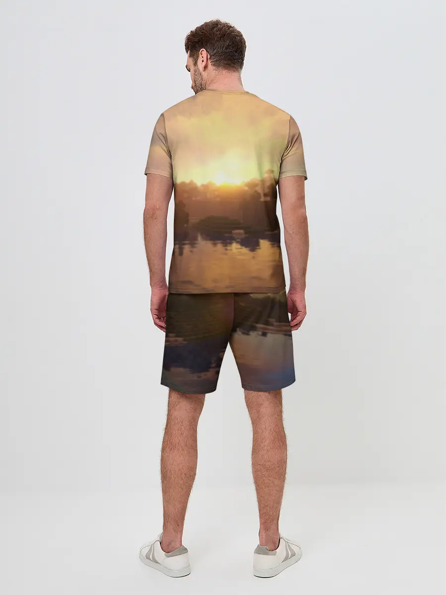 Мужской костюм с шортами / Майнкрафт