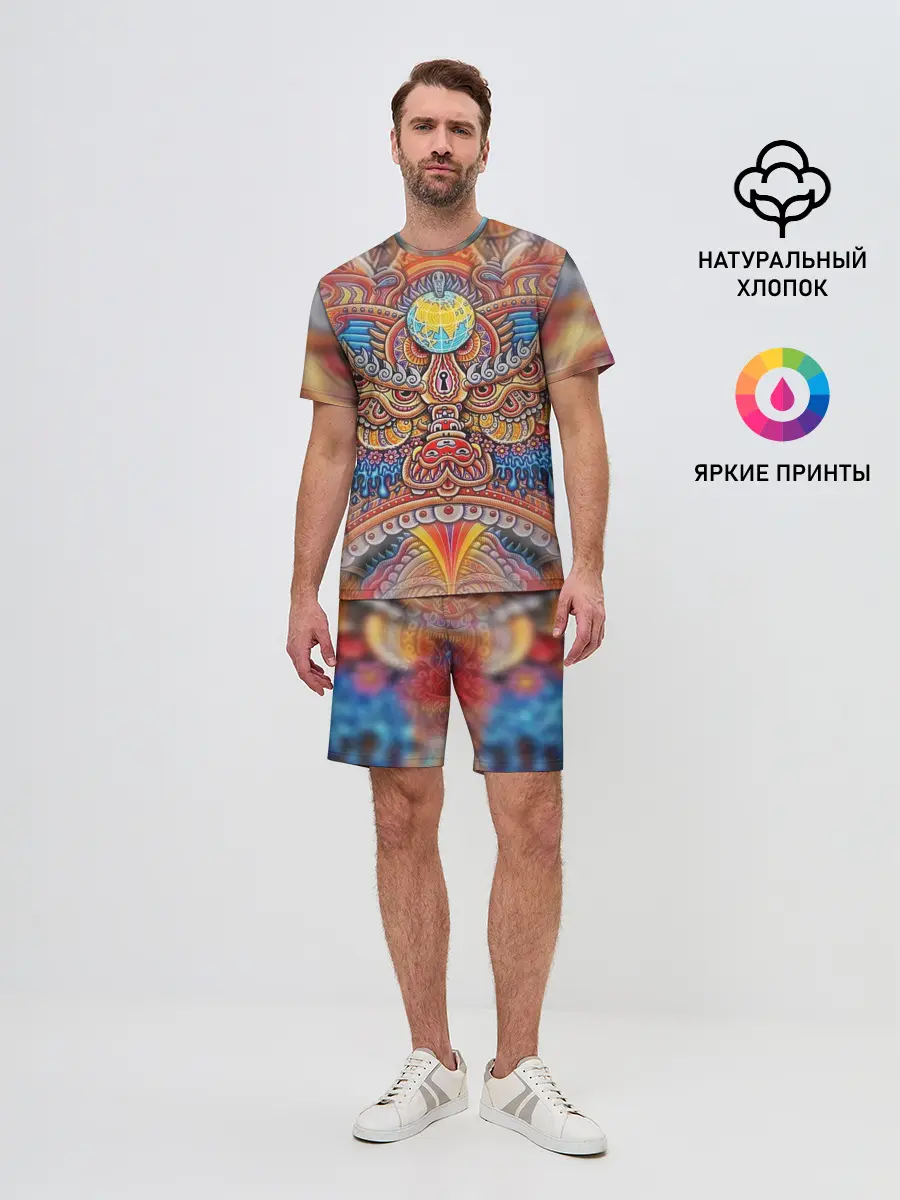 Мужской костюм с шортами / Rising dragon