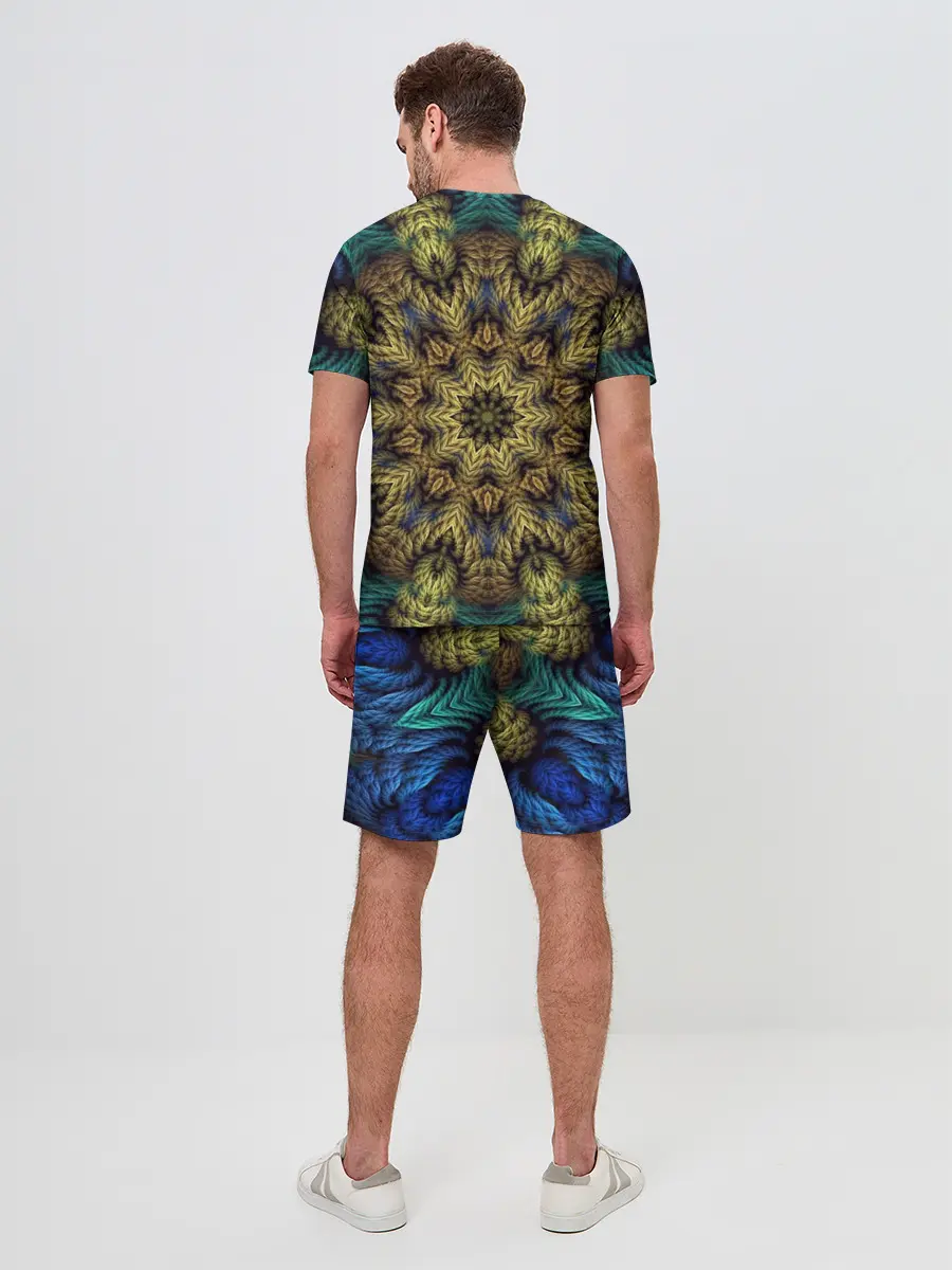 Мужской костюм с шортами / Мандала