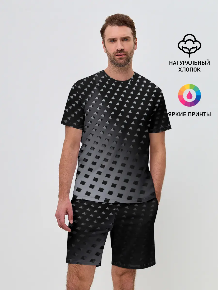 Мужской костюм с шортами / Текстура.