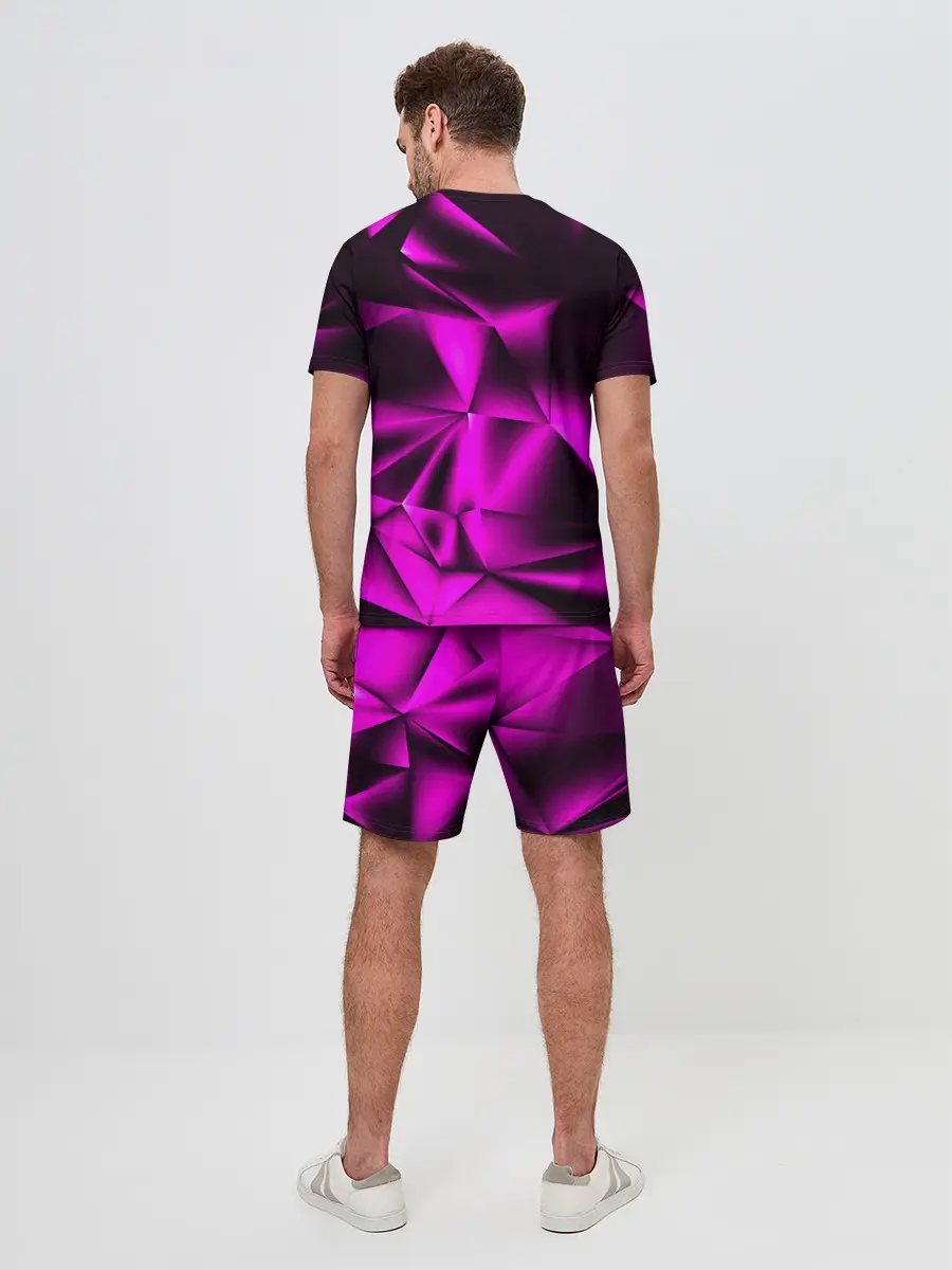 Мужской костюм с шортами / НЕОНОВАЯ ТЕКСТУРА